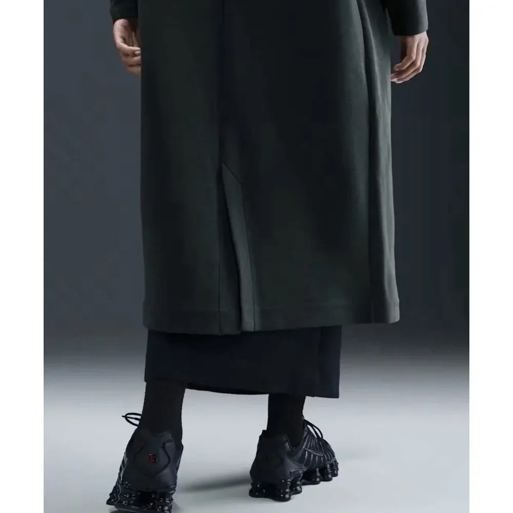 Nike Tech Fleece Oversized Duster Cardigan Jacket Seaweed Green Sz L NWT $200